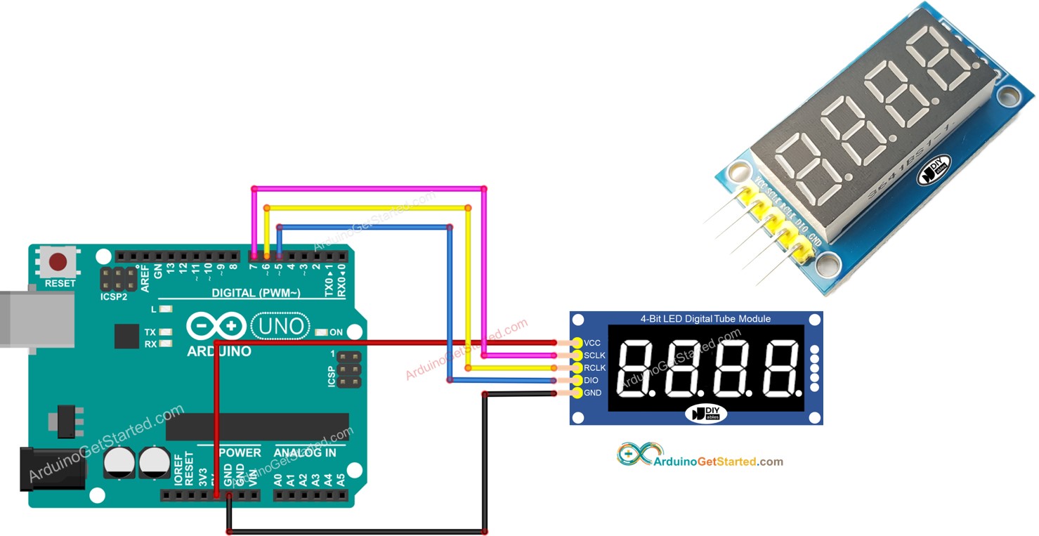 Arduino Display de 7 Segmentos