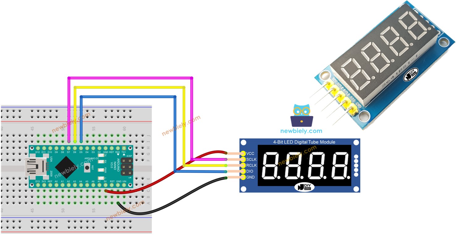 Arduino Nano Display de 7 Segmentos