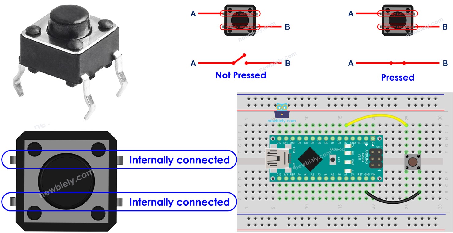 Arduino Nano Botão