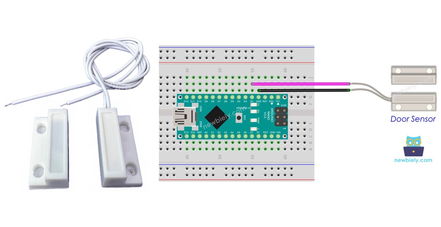 Arduino Nano Sensor de Porta