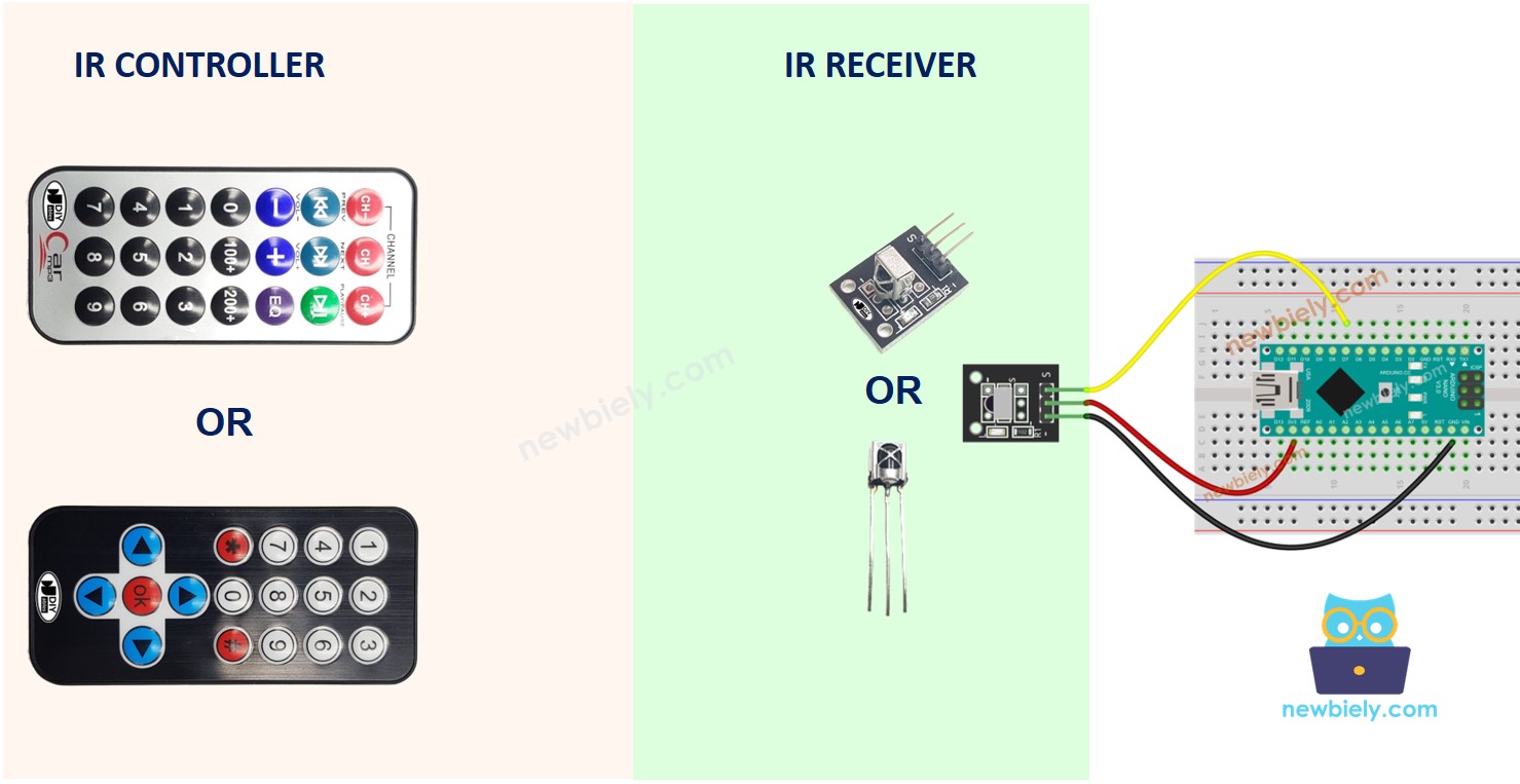 Arduino Nano Infravermelho