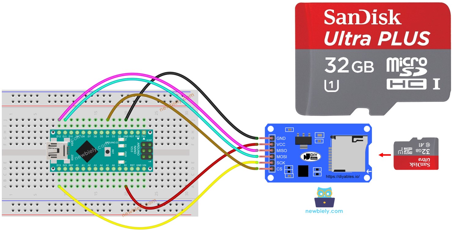 Arduino Nano Cartão SD