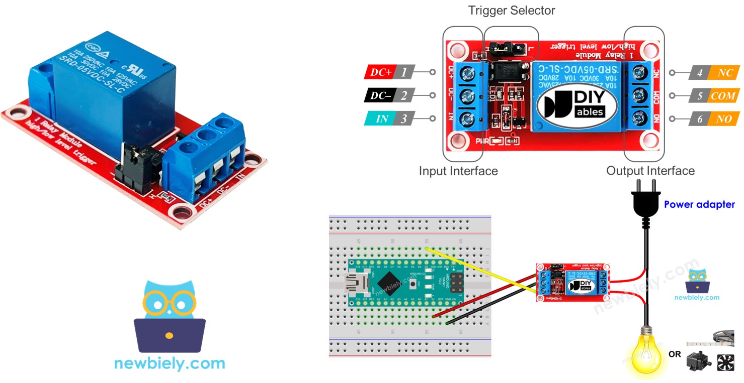 Arduino Nano Relé