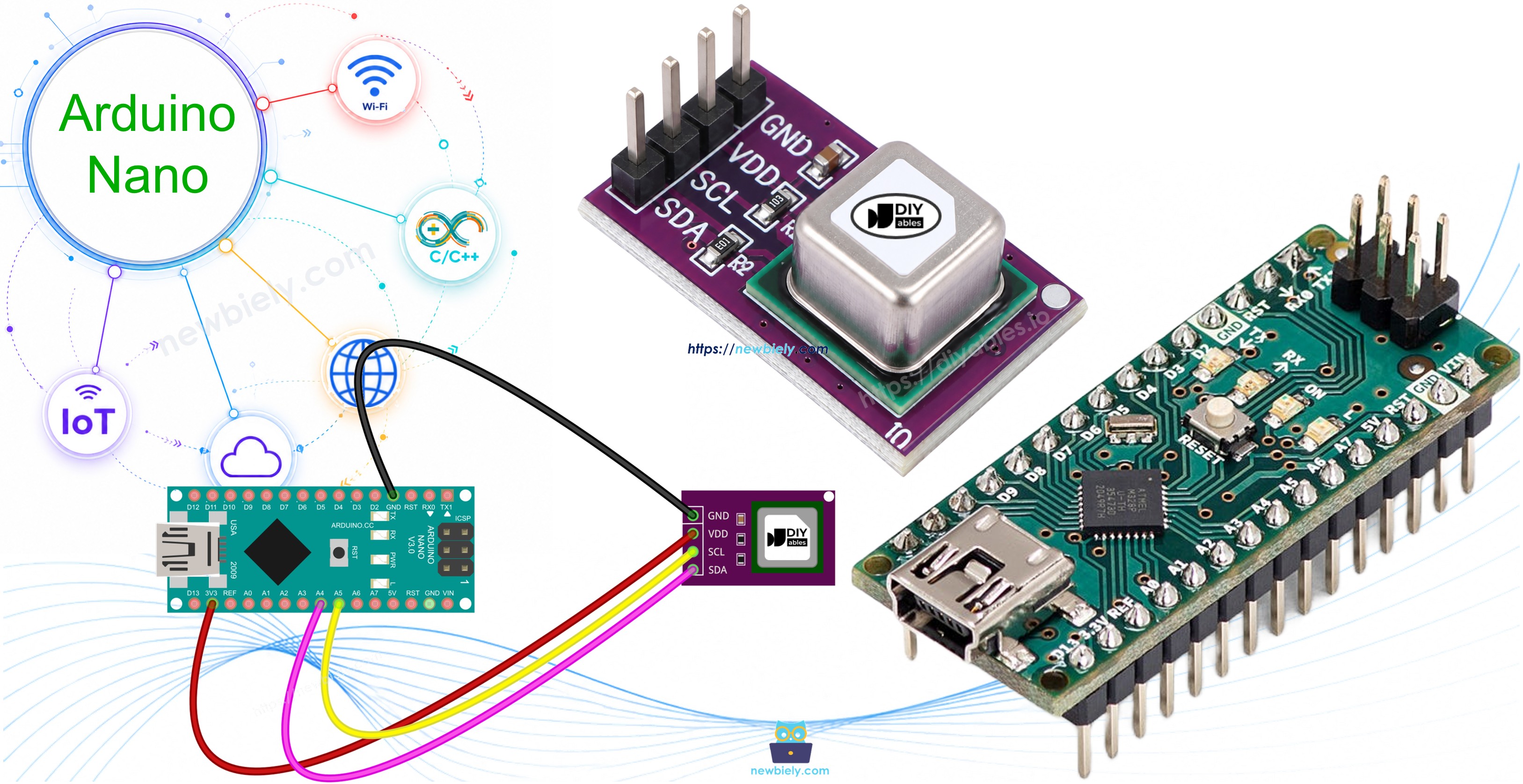 Arduino Nano SCD40 CO2 Sensor