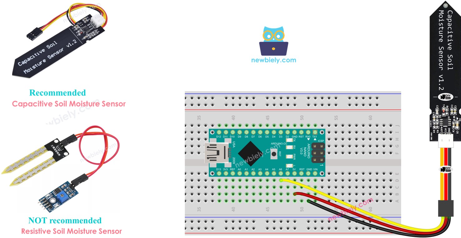 Arduino Nano Sensor de Umidade do Solo