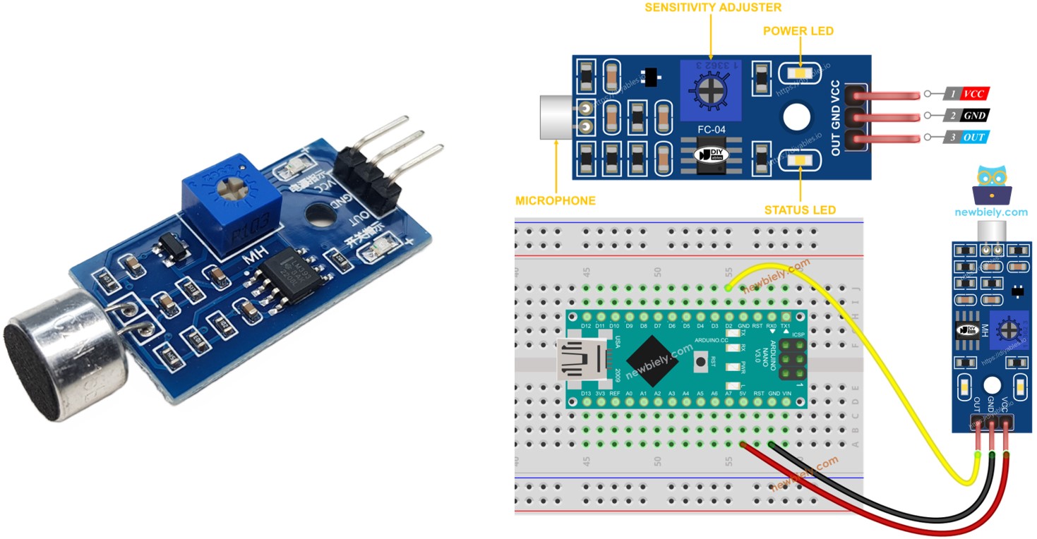 Arduino Nano Sensor de Som