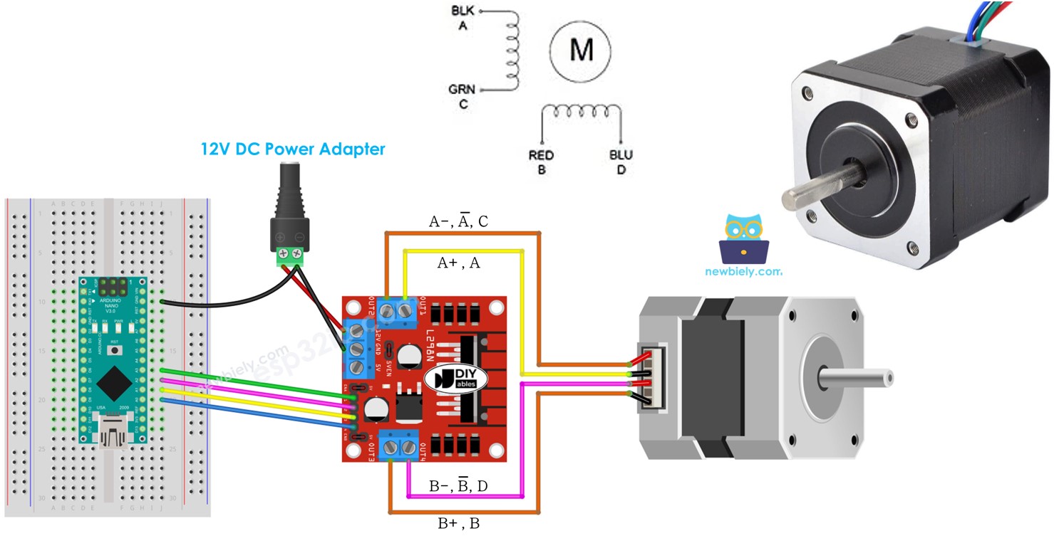 Arduino Nano Motor de Passo