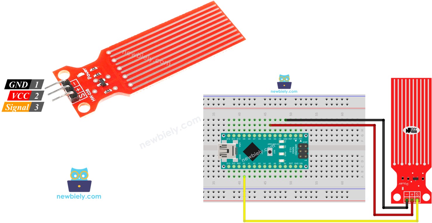 Arduino Nano Água/Líquido