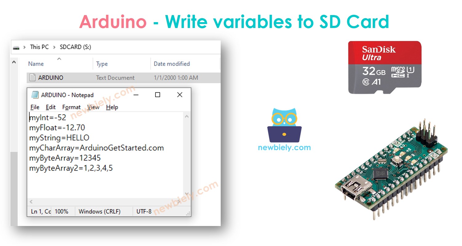 Arduino Nano Cartão Micro SD