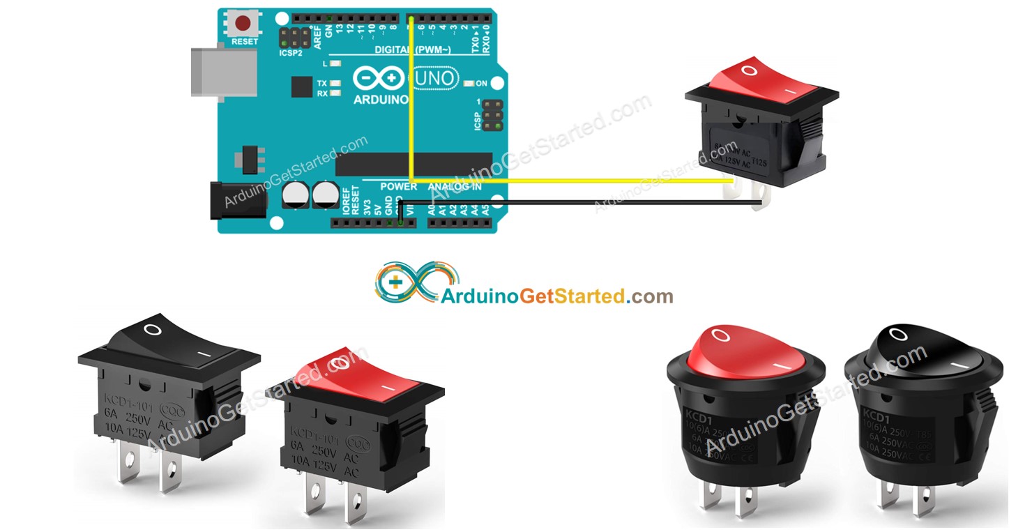 Chave ON/OFF com Arduino
