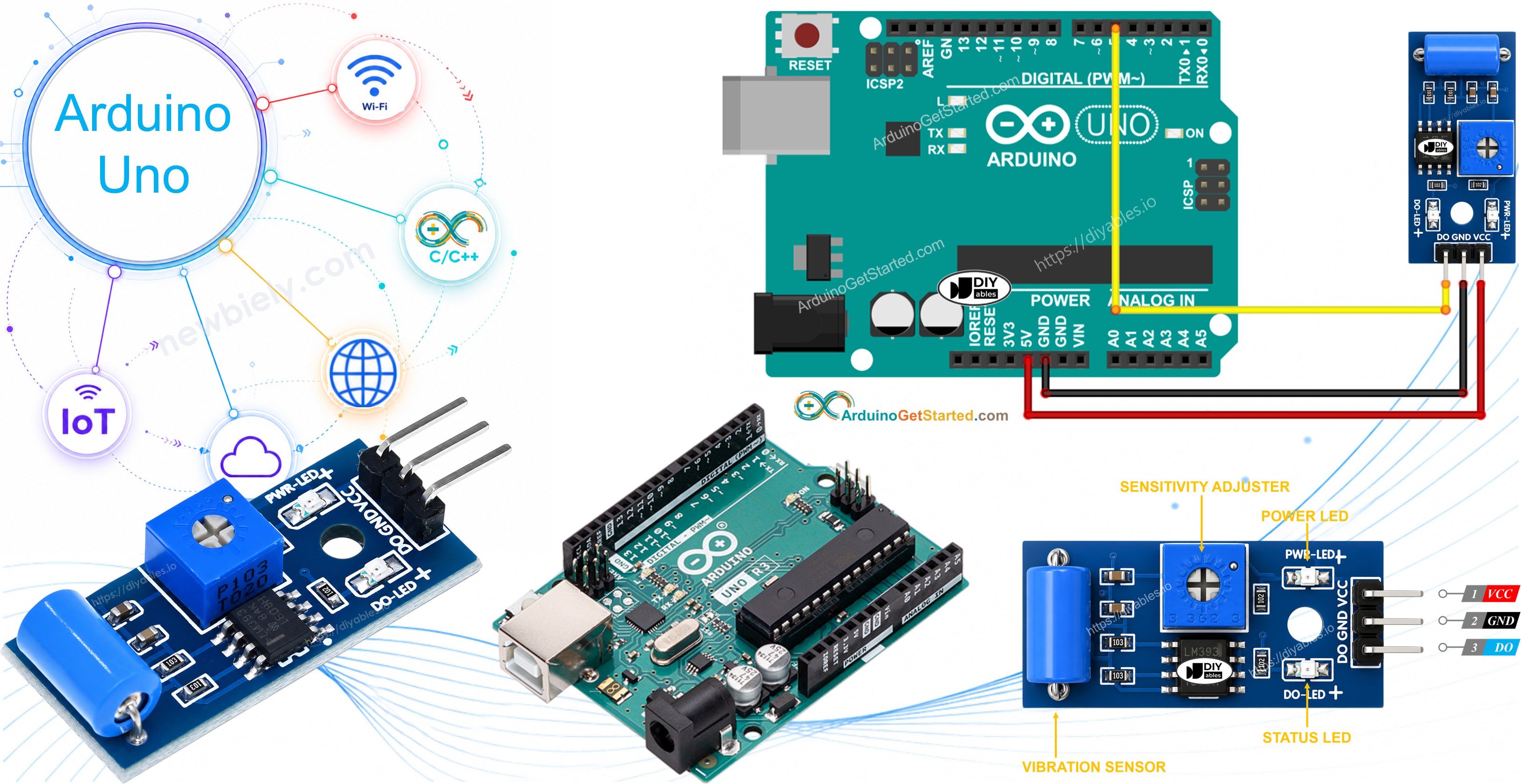 Arduino Sensor de Vibração SW-420