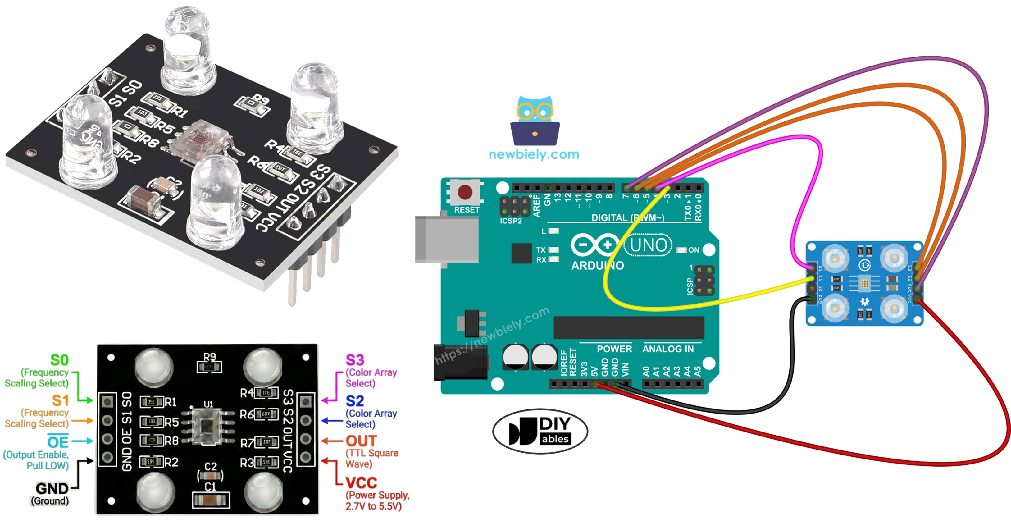 Arduino Sensor de Cor