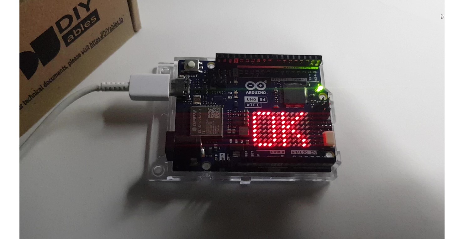 Arduino Uno R4 Matriz de LED