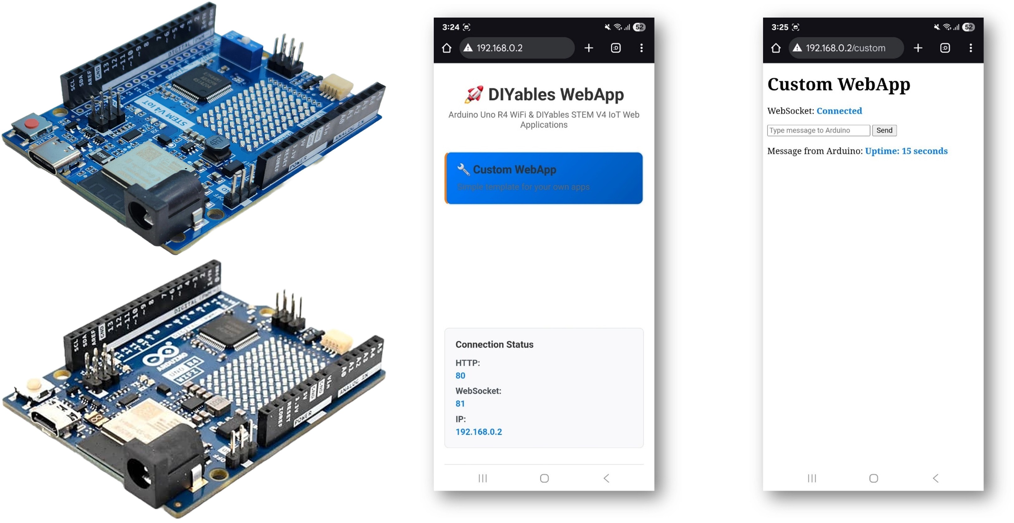Exemplo Arduino Custom WebApp - Tutorial para Criar Sua Própria Interface Web