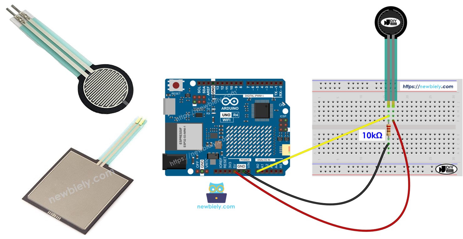 Arduino Uno R4 Sensor de Força
