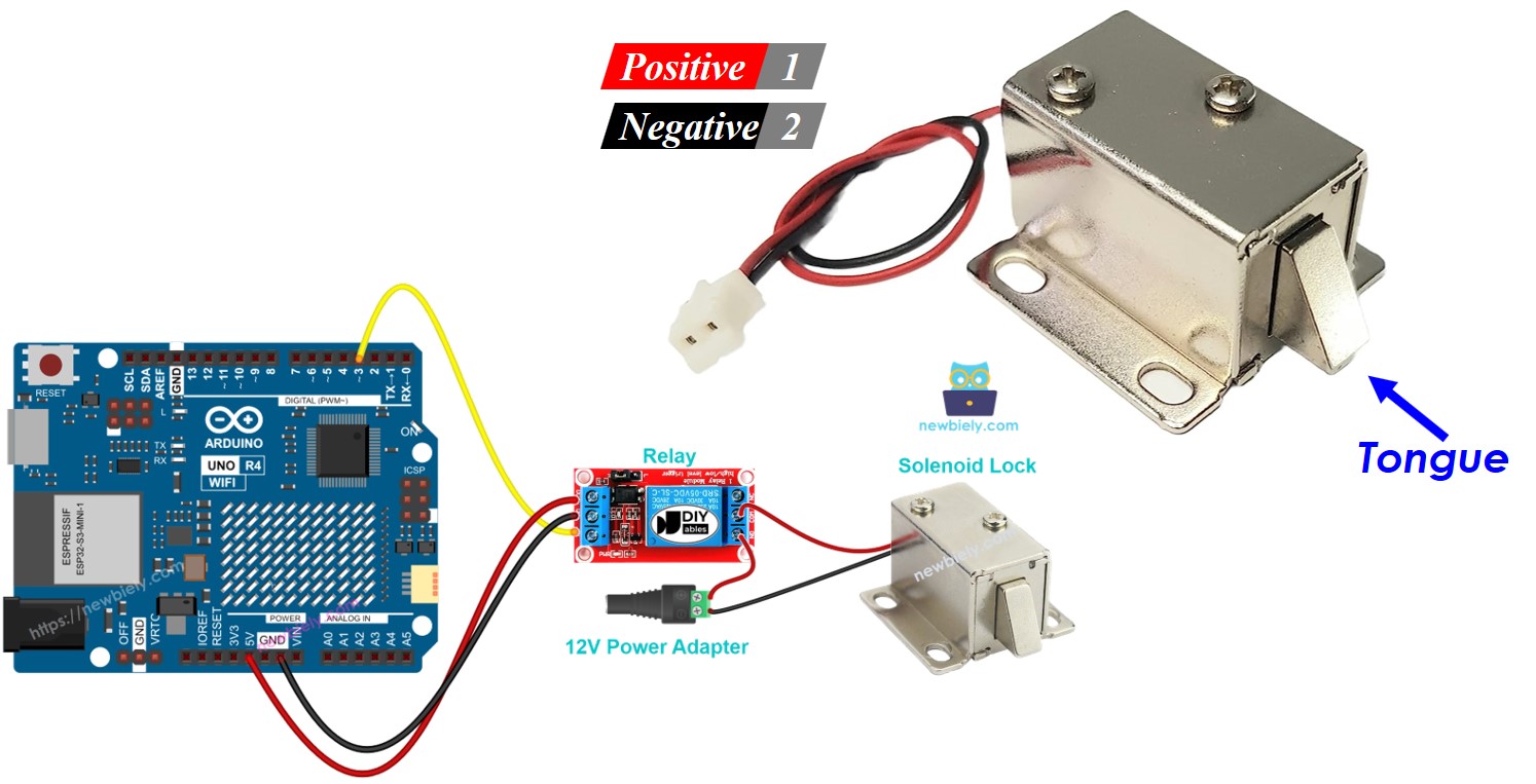 Arduino Uno R4 Fechadura de Porta