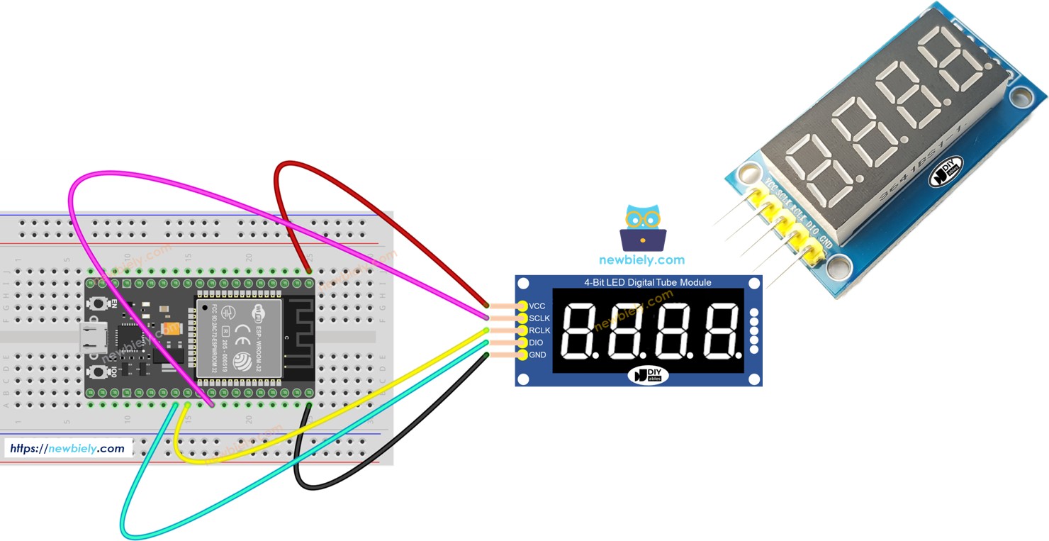 ESP32 Display de 7 Segmentos