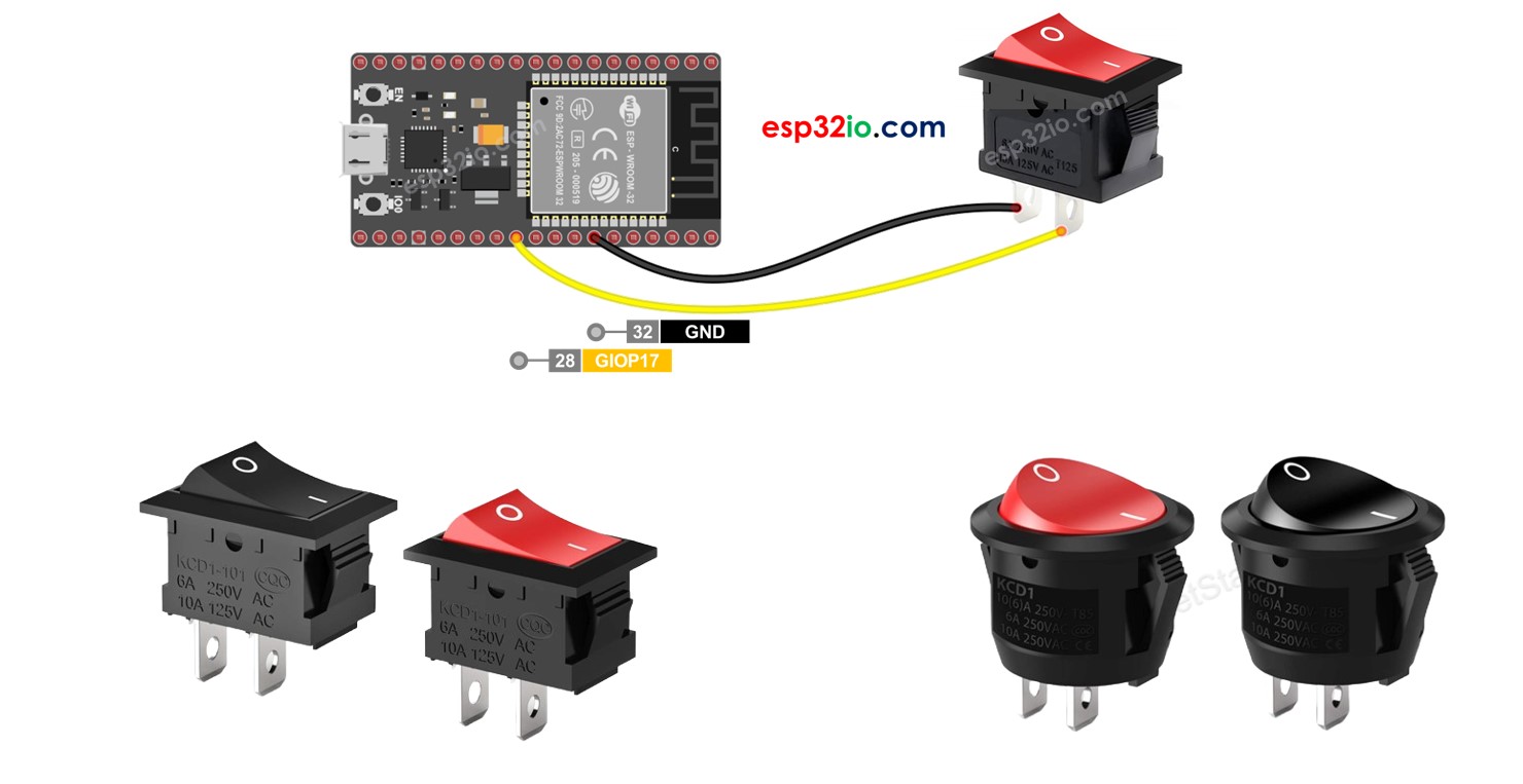 Chave ON/OFF com ESP32