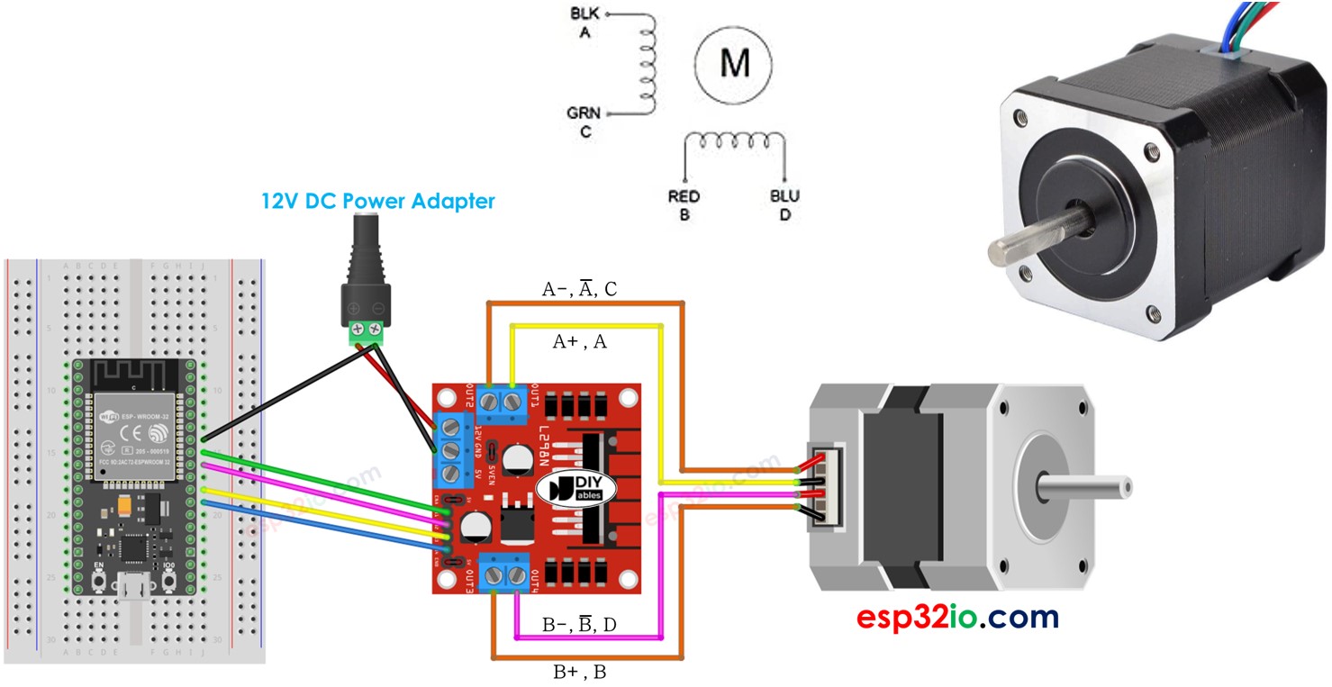 ESP32 Motor de passo