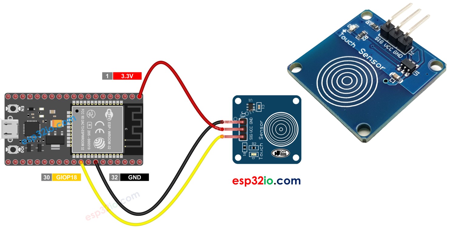 ESP32 Sensor de Toque