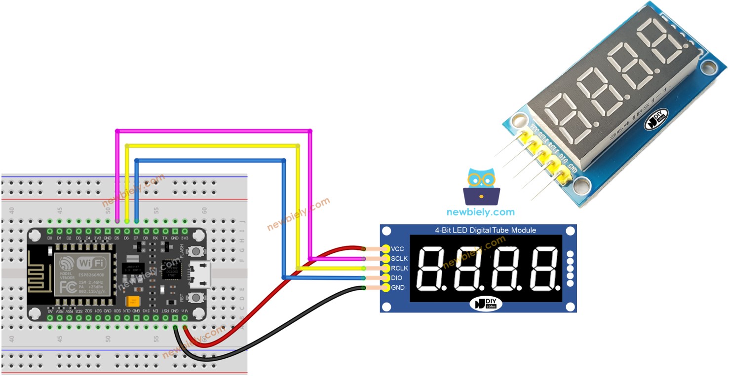 ESP8266 Display de 7 Segmentos