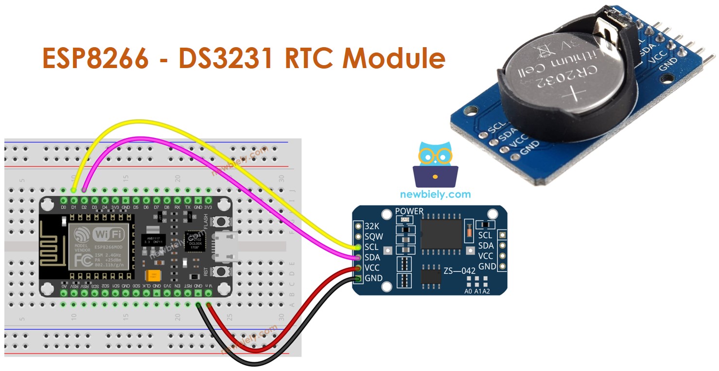 ESP8266 Relógio de Tempo Real