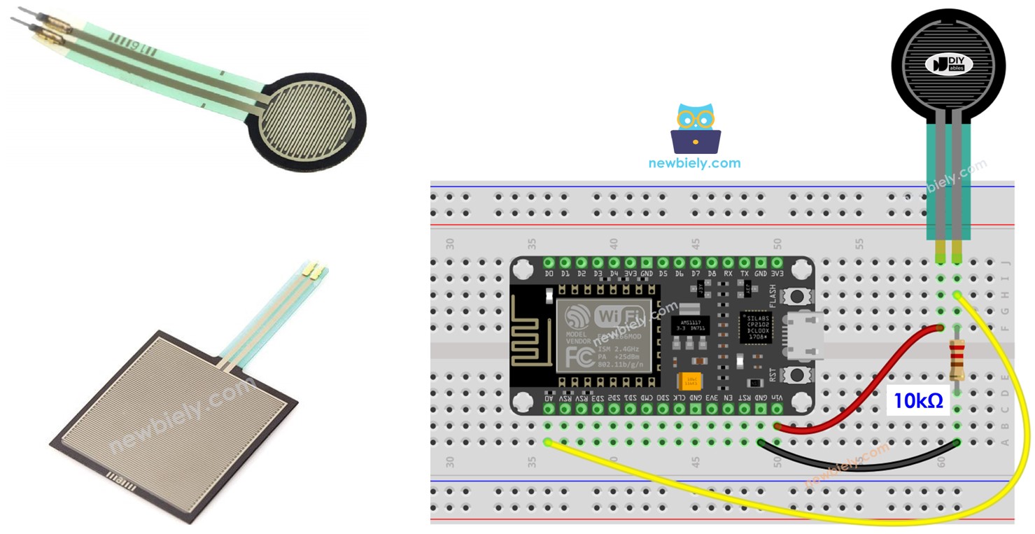ESP8266 Sensor de Força