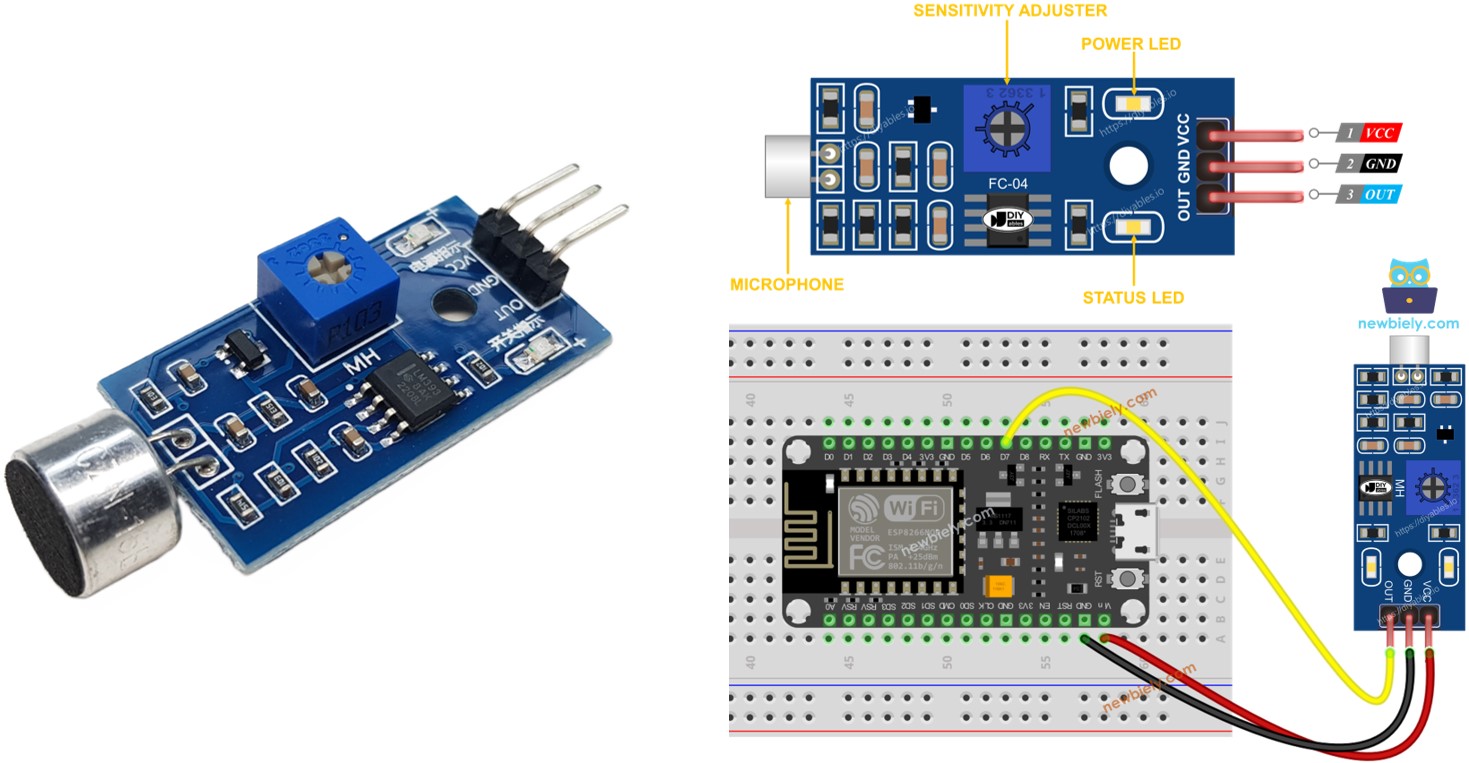 ESP8266 Sensor de Som