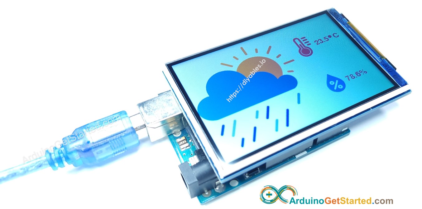 Arduino exibindo várias imagens no display TFT LCD