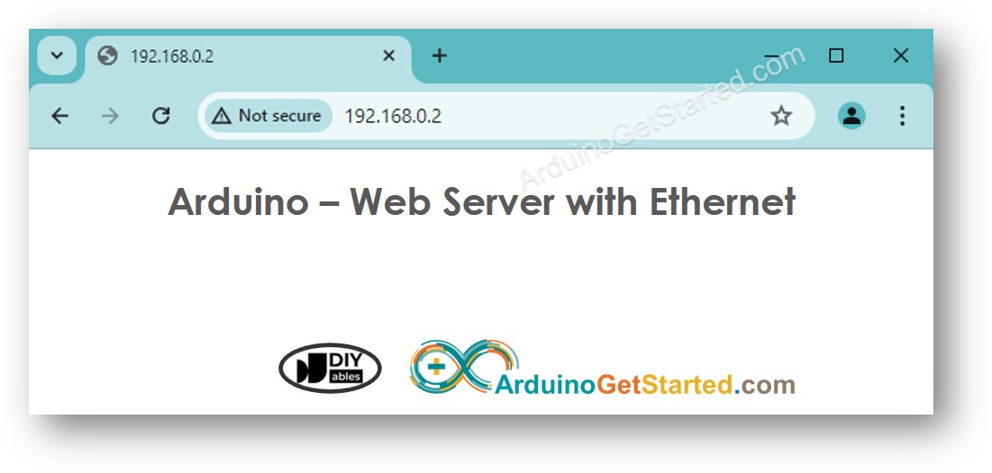 Servidor Web Ethernet do Arduino
