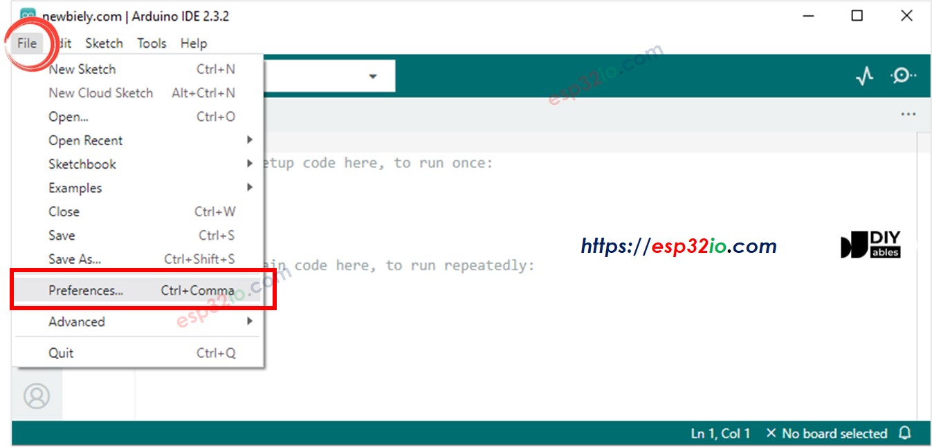 Arduino IDE - Como configurar o ESP32