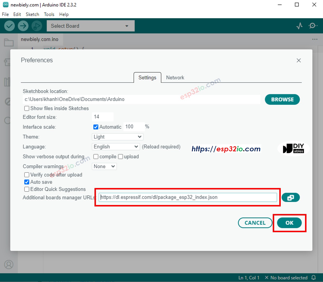 Arduino IDE - Como configurar o ESP32