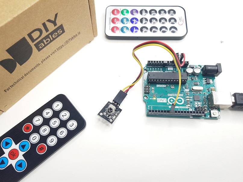 Módulo receptor de controle remoto IR com Arduino