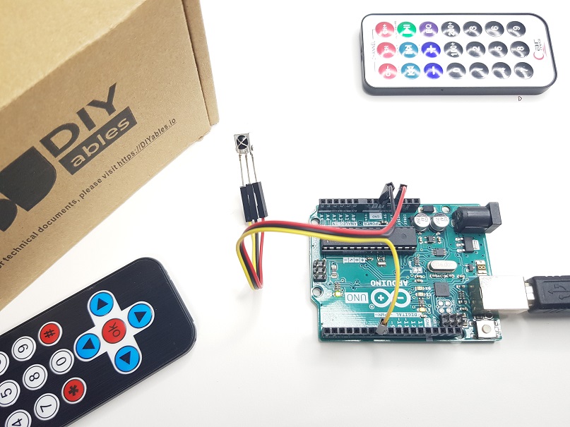 Sensor receptor de controle remoto IR com Arduino