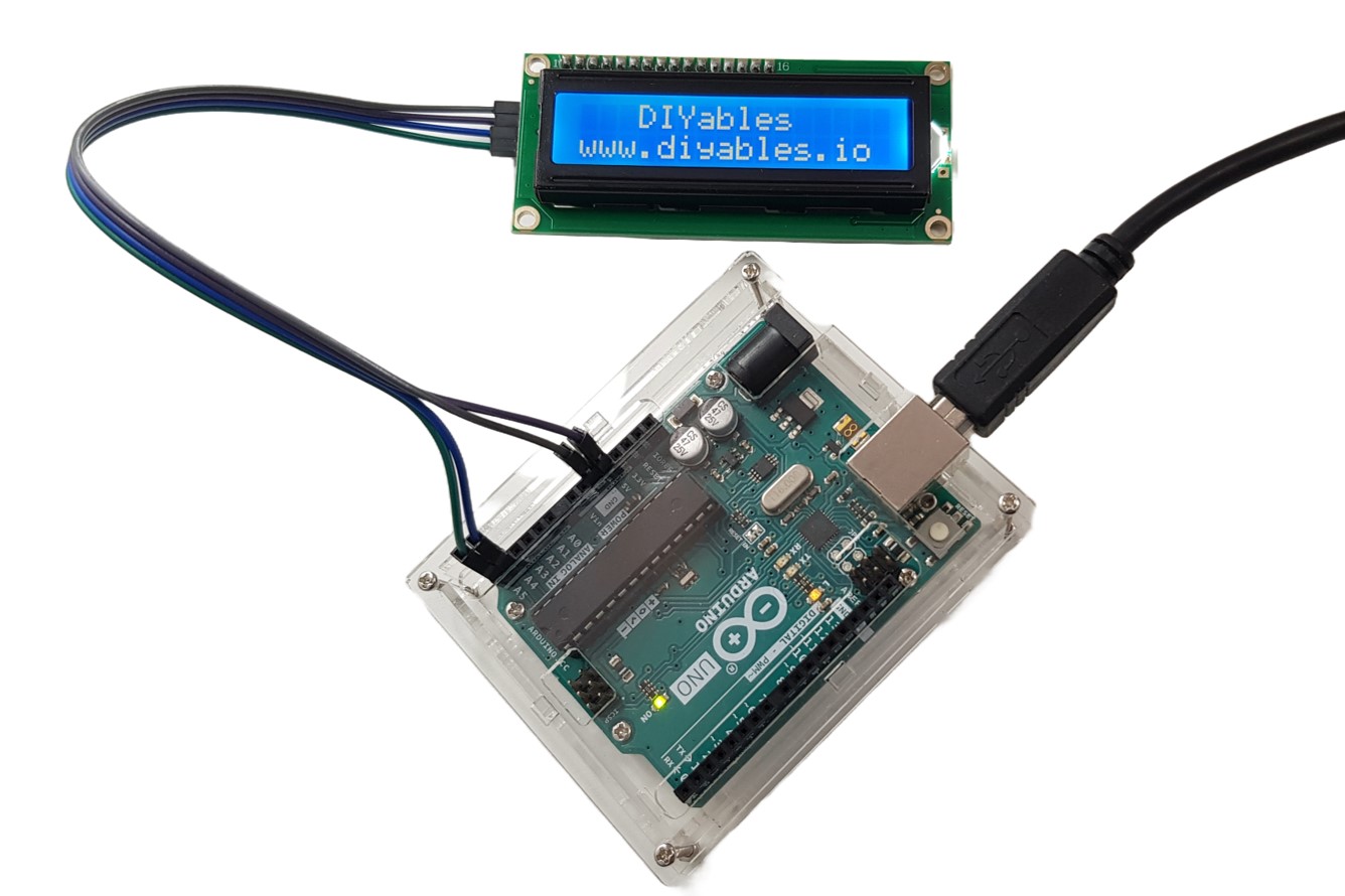 Arduino mostrando texto no LCD