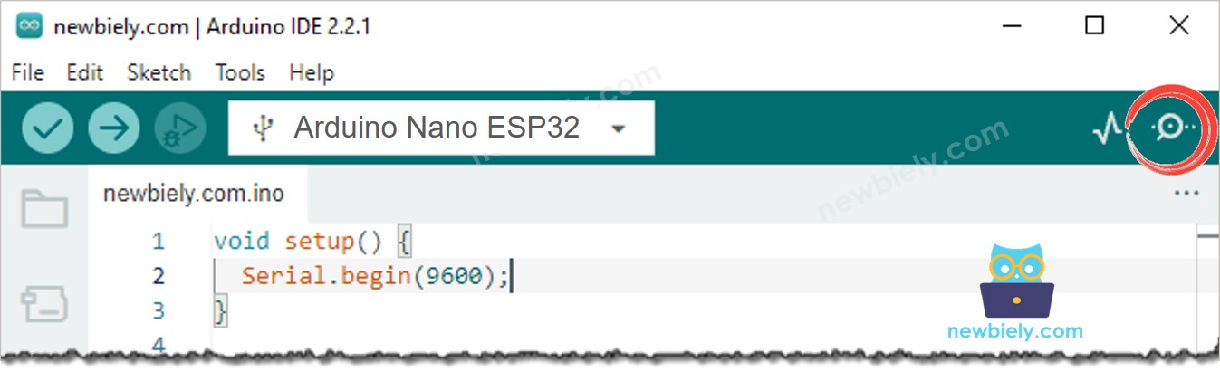 Como abrir o serial monitor na Arduino IDE