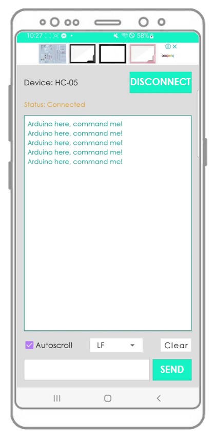 App Bluetooth Serial Monitor