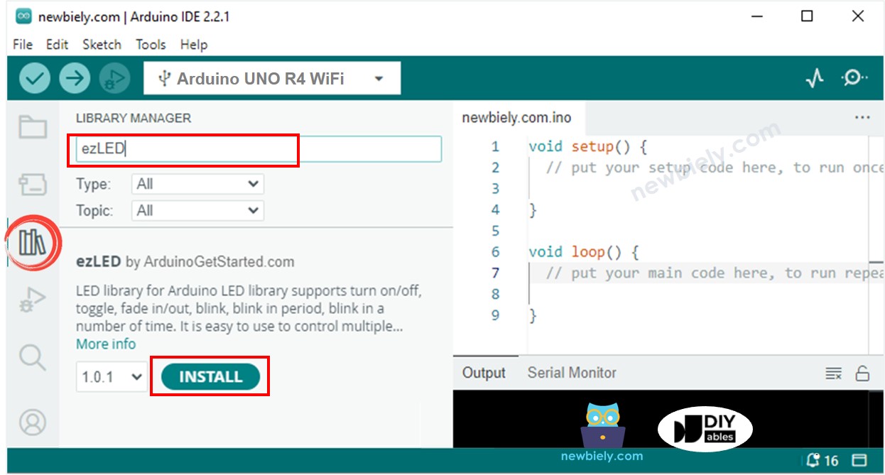 Biblioteca de LED para Arduino UNO R4