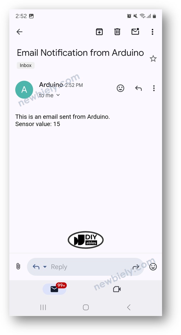 Arduino UNO R4 envia e-mail