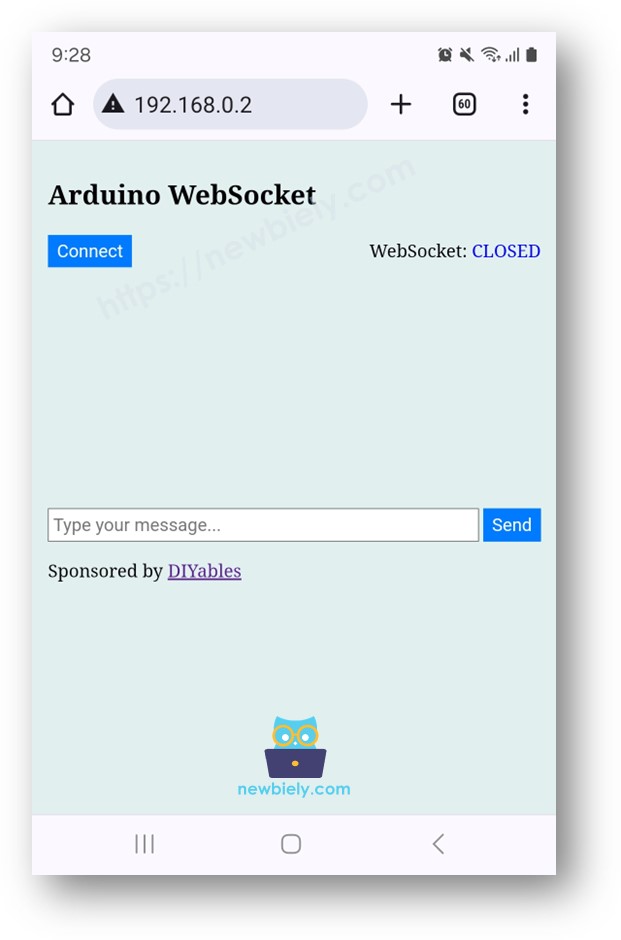 Arduino UNO R4 websocket no navegador web