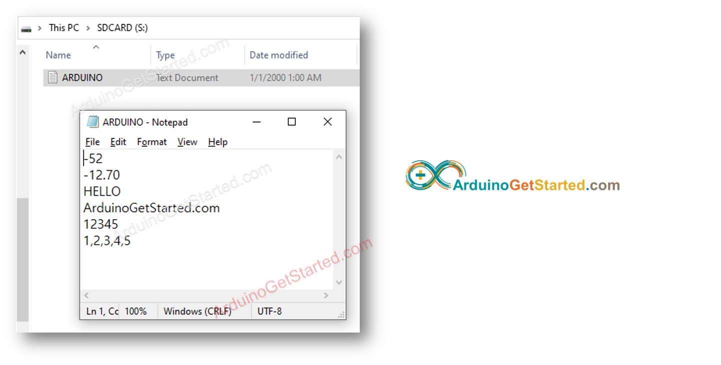 Arduino grava variável no Cartão Micro SD