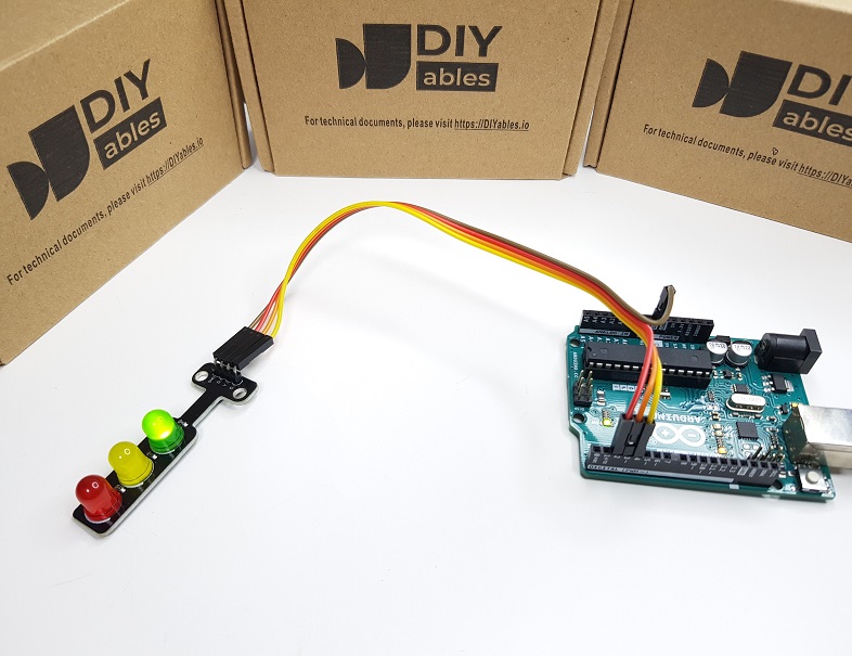 Módulo de semáforo com Arduino