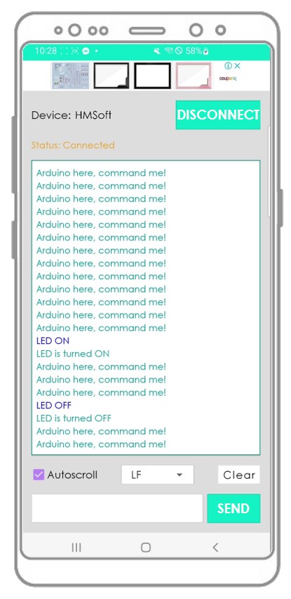 Aplicativo Bluetooth Serial Monitor