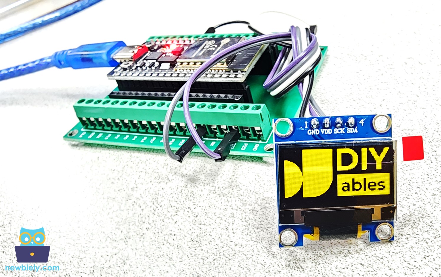 ESP32 mostrando imagem no OLED