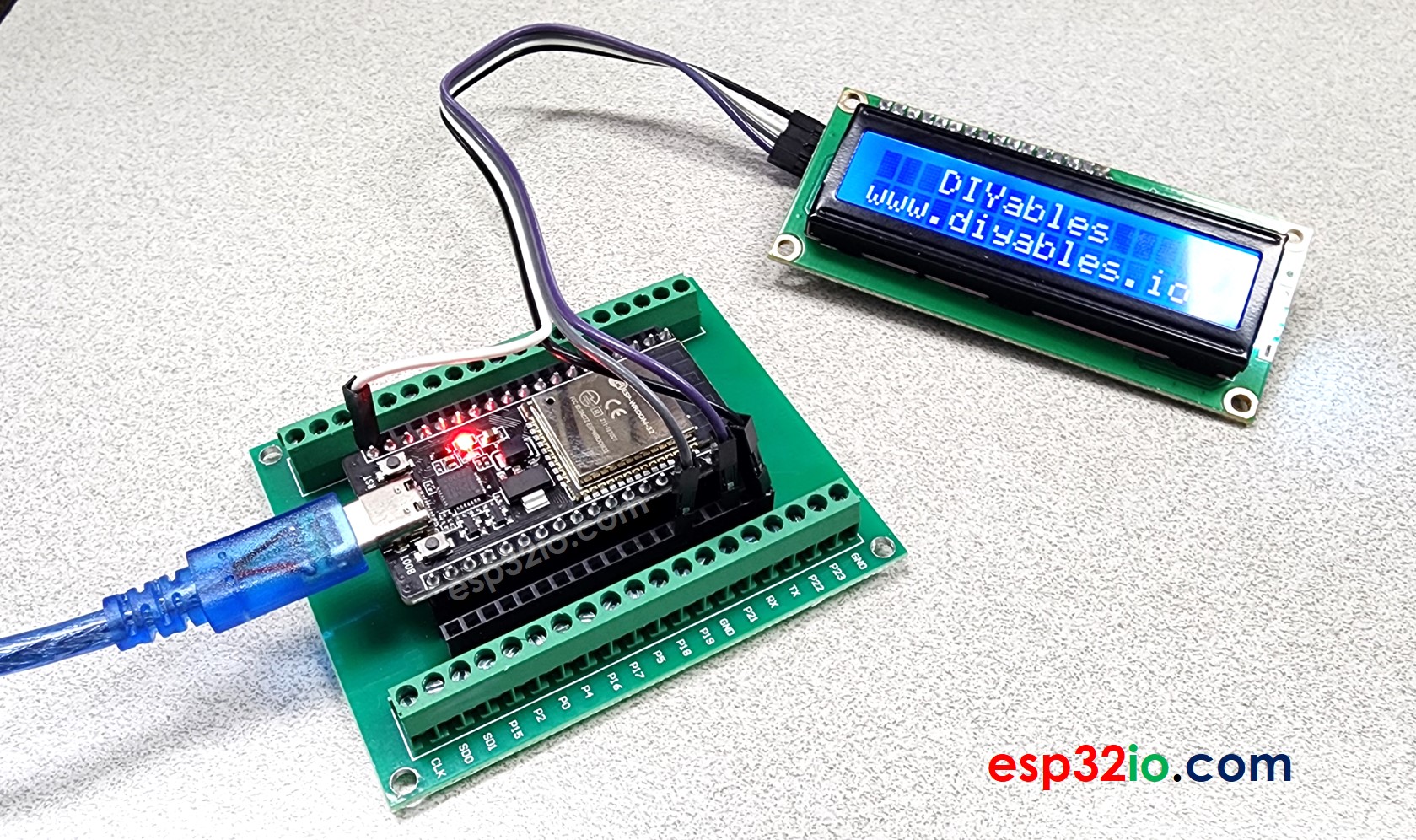 Display LCD I2C com ESP32
