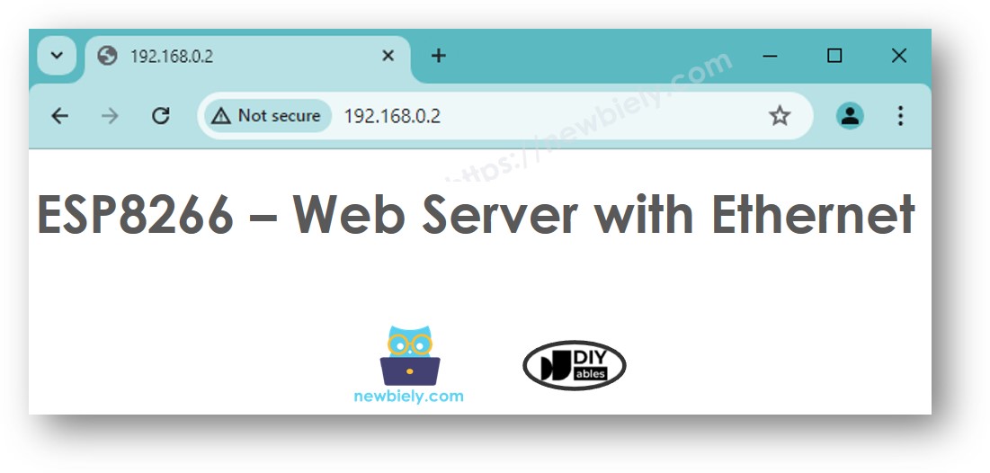 Servidor Web Ethernet do ESP8266 NodeMCU