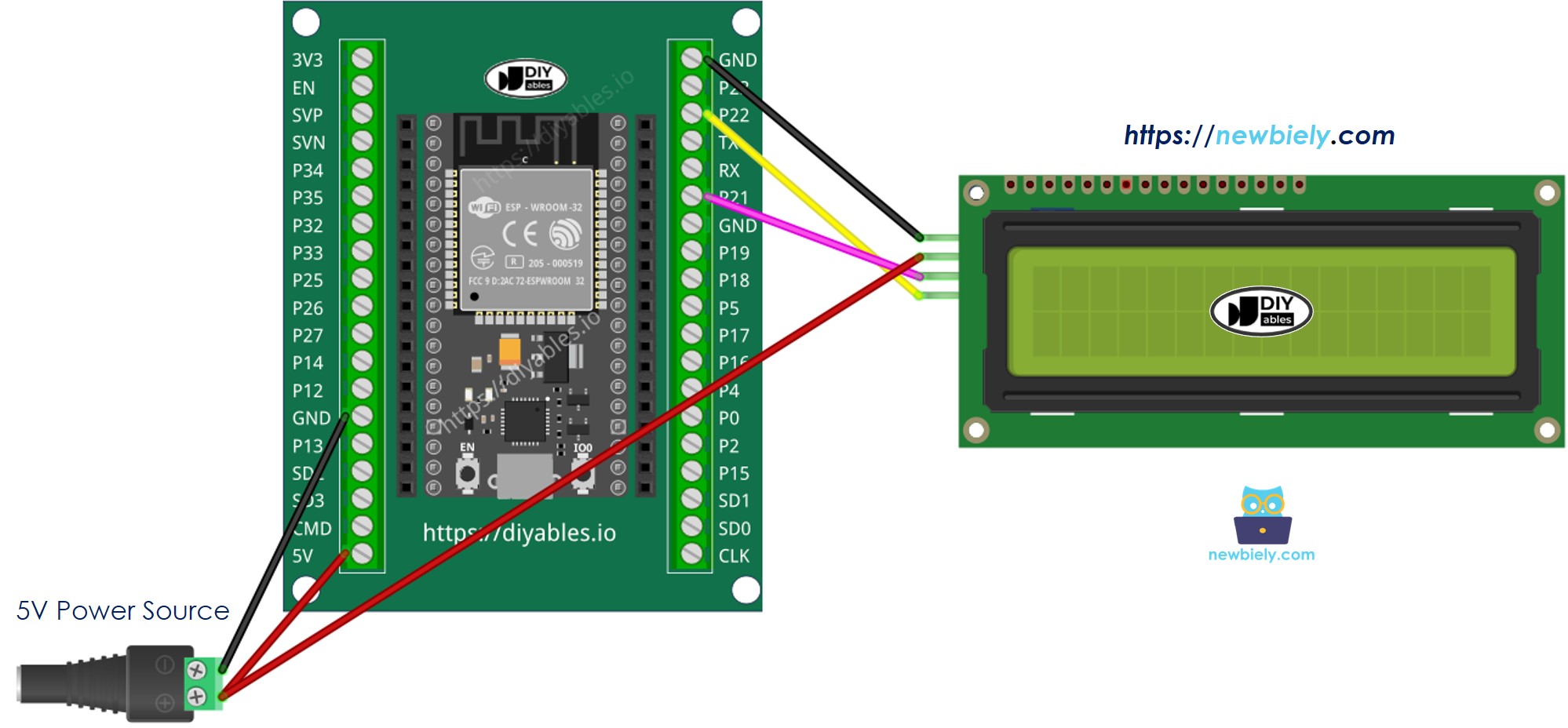 Como ligar o ESP32 e o LCD I2C