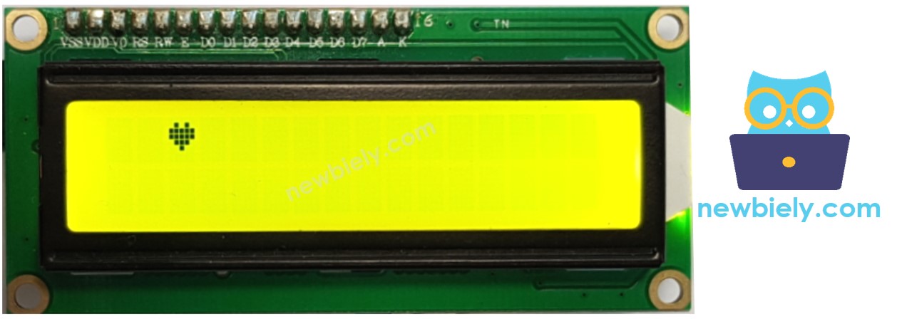 Caractere personalizado no LCD