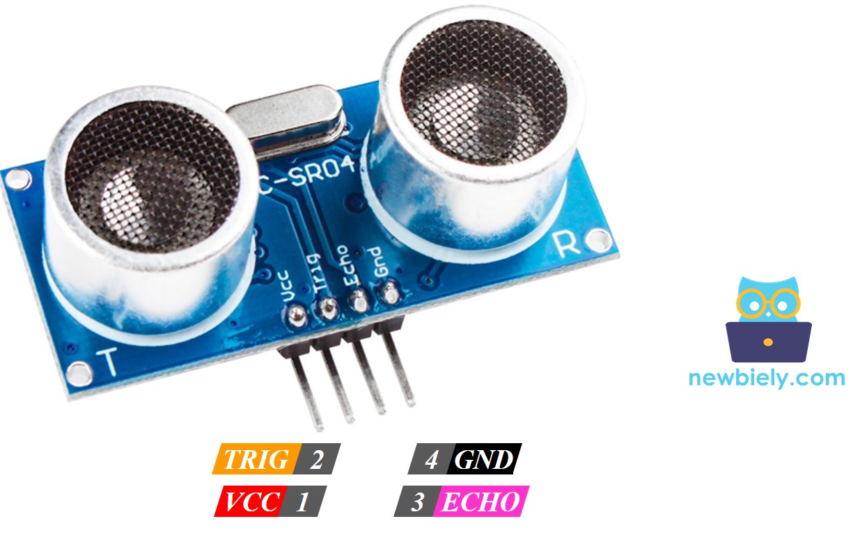 Pinagem do Sensor Ultrassônico